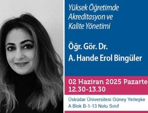 “Yüksek Öğretimde Akreditasyon ve Kalite Yönetimi 1” Başlıklı Seminer